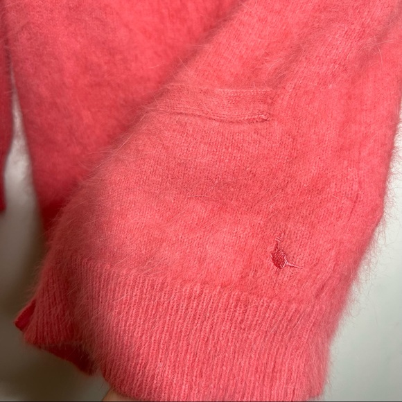 JACK WILLS Knitwear Pink Angora Blend Cardigan Sweater - Picture 4 of 11